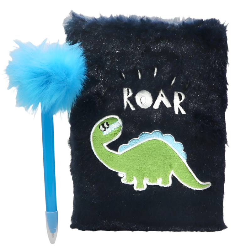 Fluffy Notebook A5 - Dinosaur