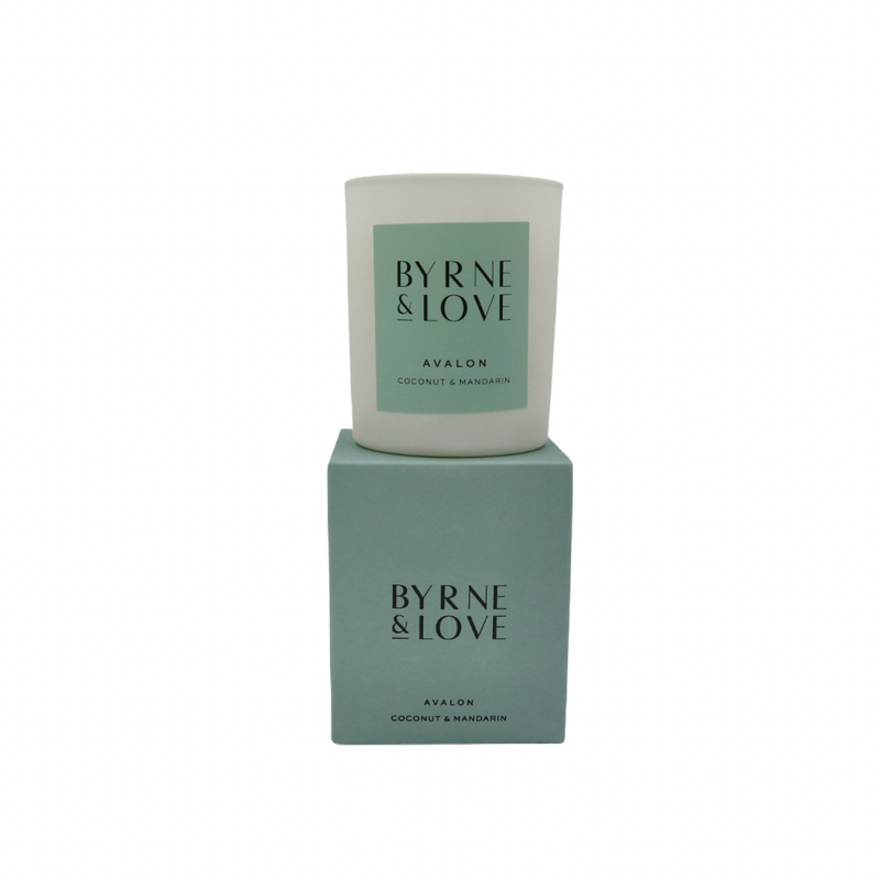 Soy Wax Candle 25hrs - Coconut & Mandarin