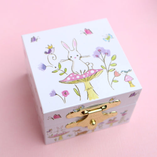 Unicorn Carousel Ring with Bunny Box