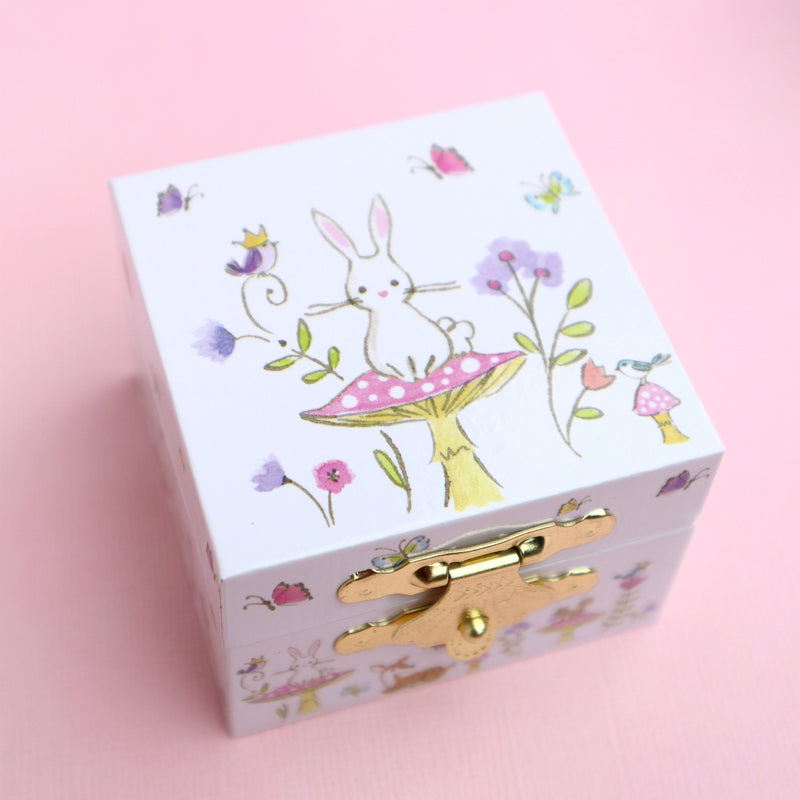 Unicorn Carousel Ring with Bunny Box