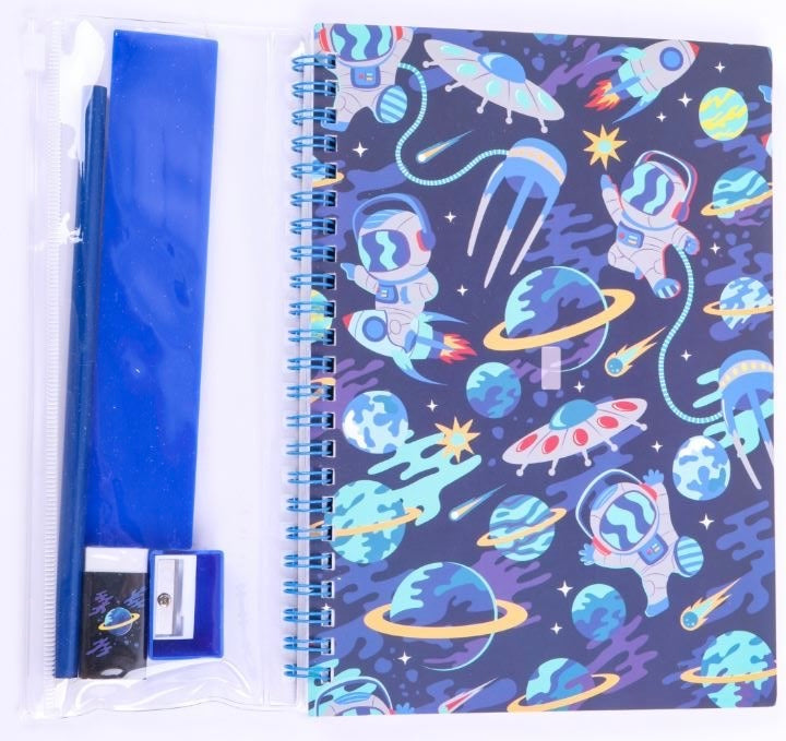 Notebook with Stationery - Astronaut