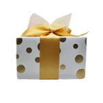 Gold Dot Gift Wrap & Box