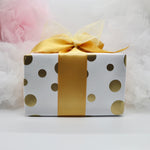 Gold Dot Gift Wrap & Box