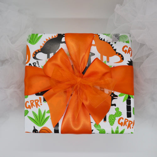 Dinosaur Gift Wrap & Box