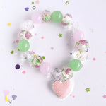 Elastic Bracelet - Floral Heart