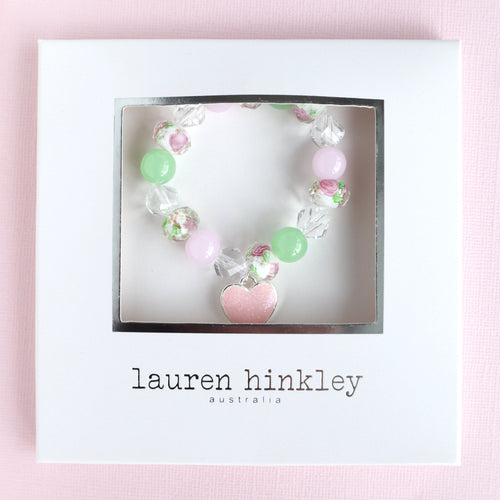 Elastic Bracelet - Floral Heart