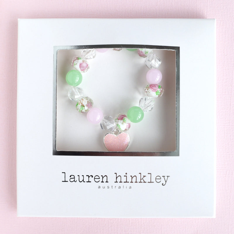 Elastic Bracelet - Floral Heart