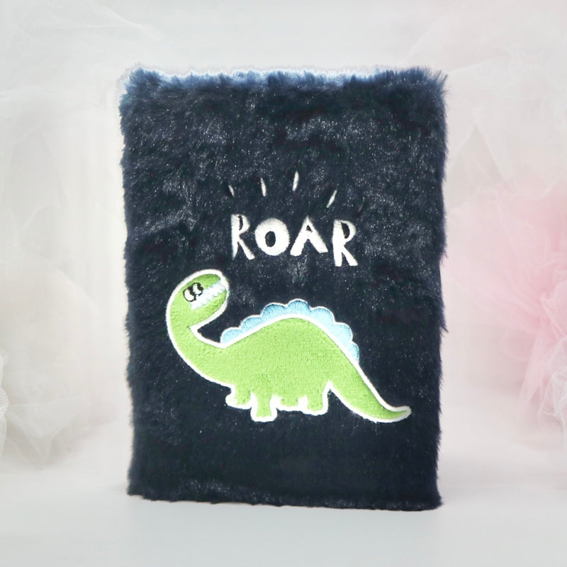 Fluffy Notebook A5 - Dinosaur