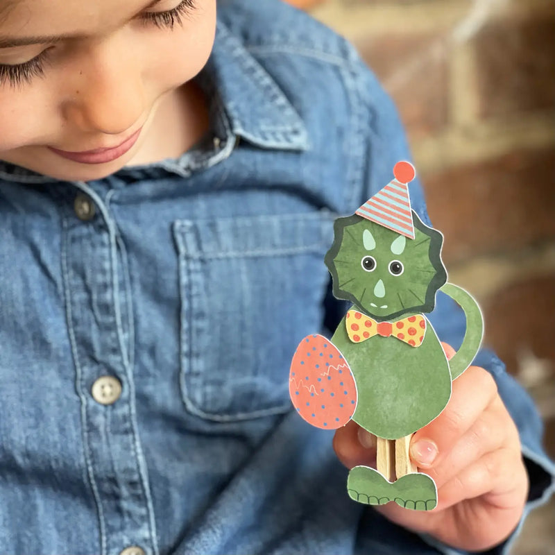 Make Your Own Dinosaur Peg Toy