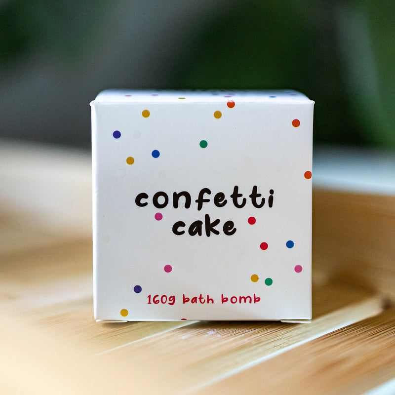 Bath Bomb Cube 160g - Confetti Cake
