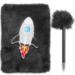 Fluffy Notebook A5 - Rocketship