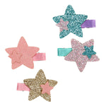 Glitter Hair Clips - Shimmering Star