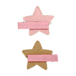 Glitter Hair Clips - Shimmering Star