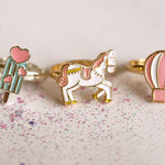 Unicorn Carousel Ring with Bunny Box