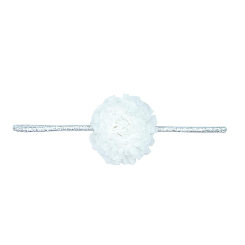 High Tea Soft Flower Headband - Pink or White