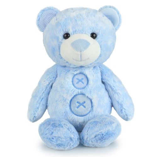 Patches Bear 28cm - Blue