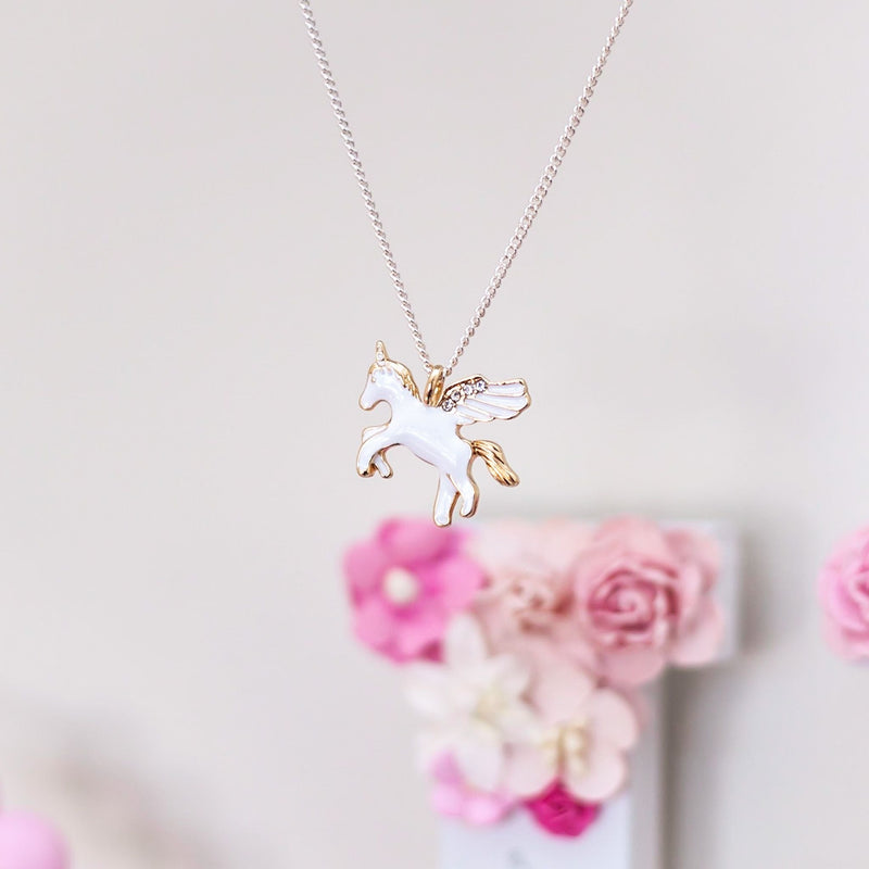 Necklace - Flying Unicorn