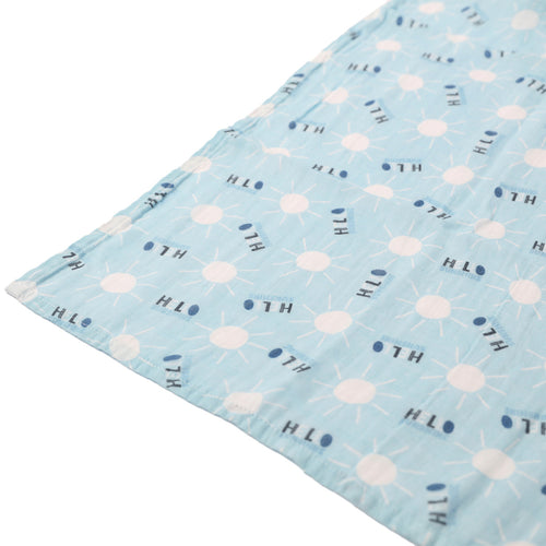 Baby Muslin Wrap - Hello