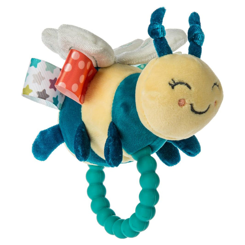 Taggies Fuzzy Buzzy Bee Teether Rattle 13cm