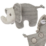 Afrique Elephant Knitted Rattle 13cm