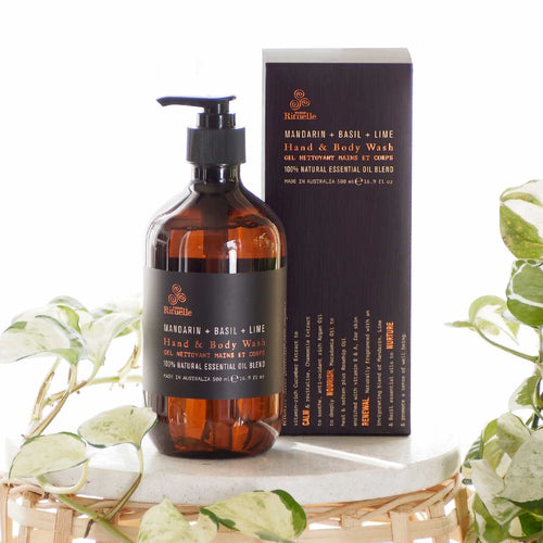 Hand & Body Wash 500ml - Mandarin, Basil & Lime