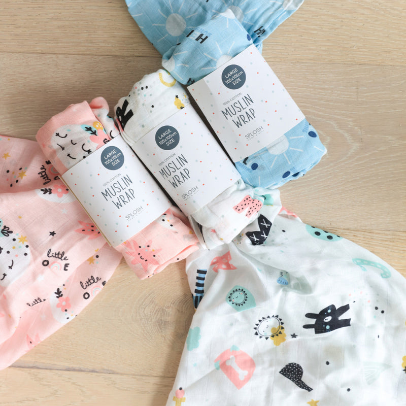 Baby Muslin Wrap - ABC