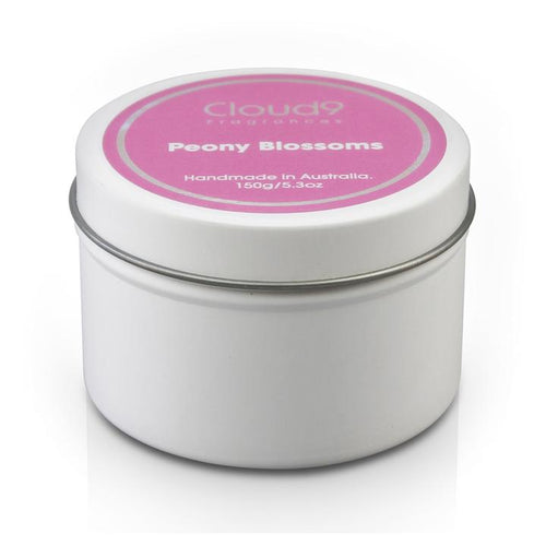 Natural Soy Coconut Wax Candle 25hrs - Peony Blossoms