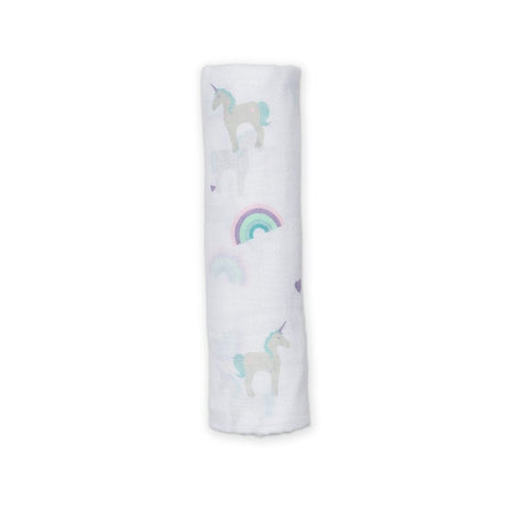 Baby Muslin Wrap - Rainbows & Unicorns