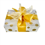 Gold Dot Gift Wrap & Box