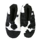 SnuggUps Womens Slippers - Cow Print