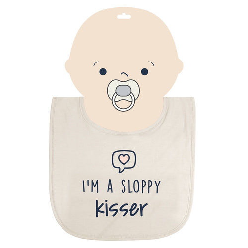 Baby Bib - Sloppy Kisser