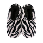 SnuggUps Womens Slippers - Zebra Print Pink