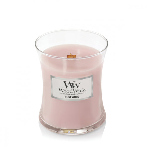Woodwick Scented Soy Candle 60hrs - Rosewood