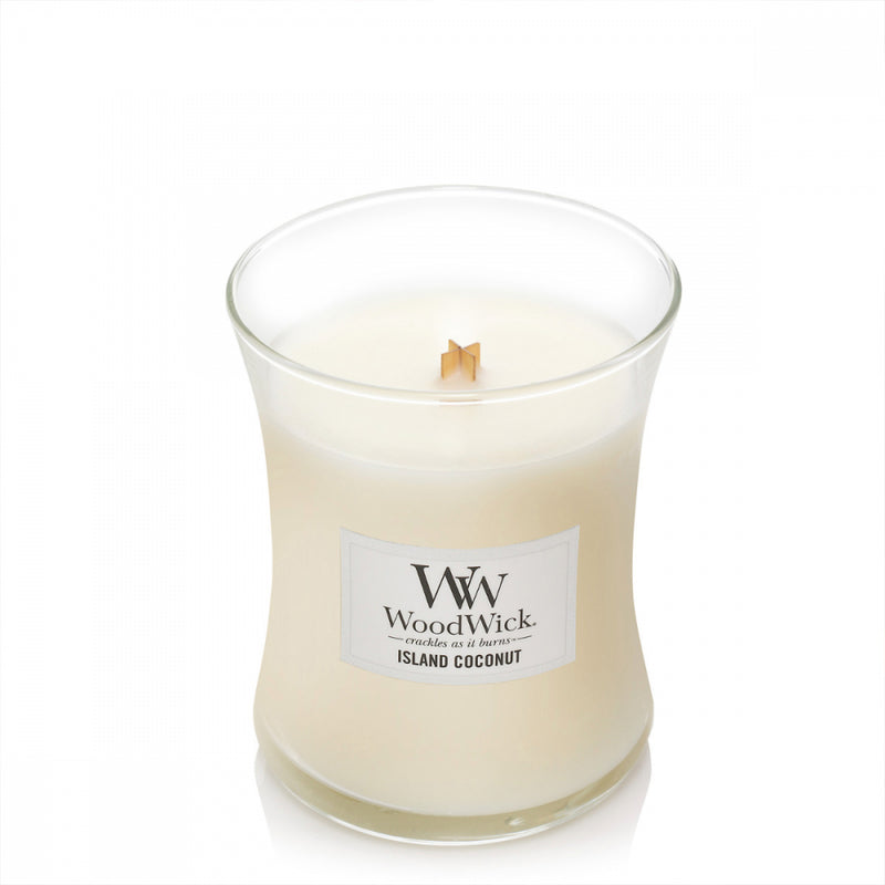 Woodwick Scented Soy Candle 60hrs -  Island Coconut